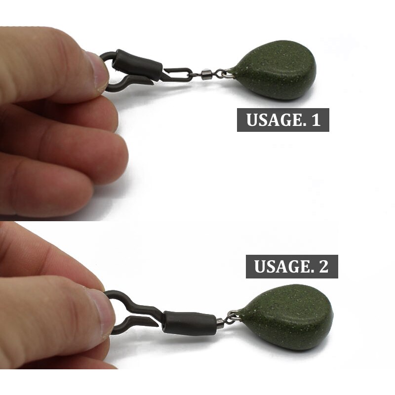 20PCS Carp Fishing Accessories Back Lead Clips Silicone Sleeves Locking Tube Fishing Convert Lead Weight Sleeves Carp Rig Tackle 20PCS Carp Fishing Accessories Back Lead Clips Silicone Sleeves Locking Tube Fishing Convert Lead Weight Sleeves Carp Rig Tackle