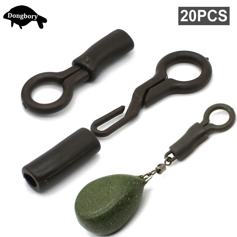 20PCS Carp Fishing Accessories Back Lead Clips Silicone Sleeves Locking Tube Fishing Convert Lead Weight Sleeves Carp Rig Tackle 20PCS Carp Fishing Accessories Back Lead Clips Silicone Sleeves Locking Tube Fishing Convert Lead Weight Sleeves Carp Rig Tackle