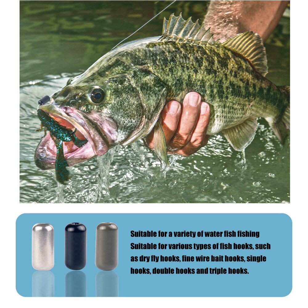 Elite TG 10PCS Tungsten Sinker Carolina Rig 1/8Oz-1Oz Bullet Bass Fishing Weight 3.5g-28g Lure Accessory  GREEN