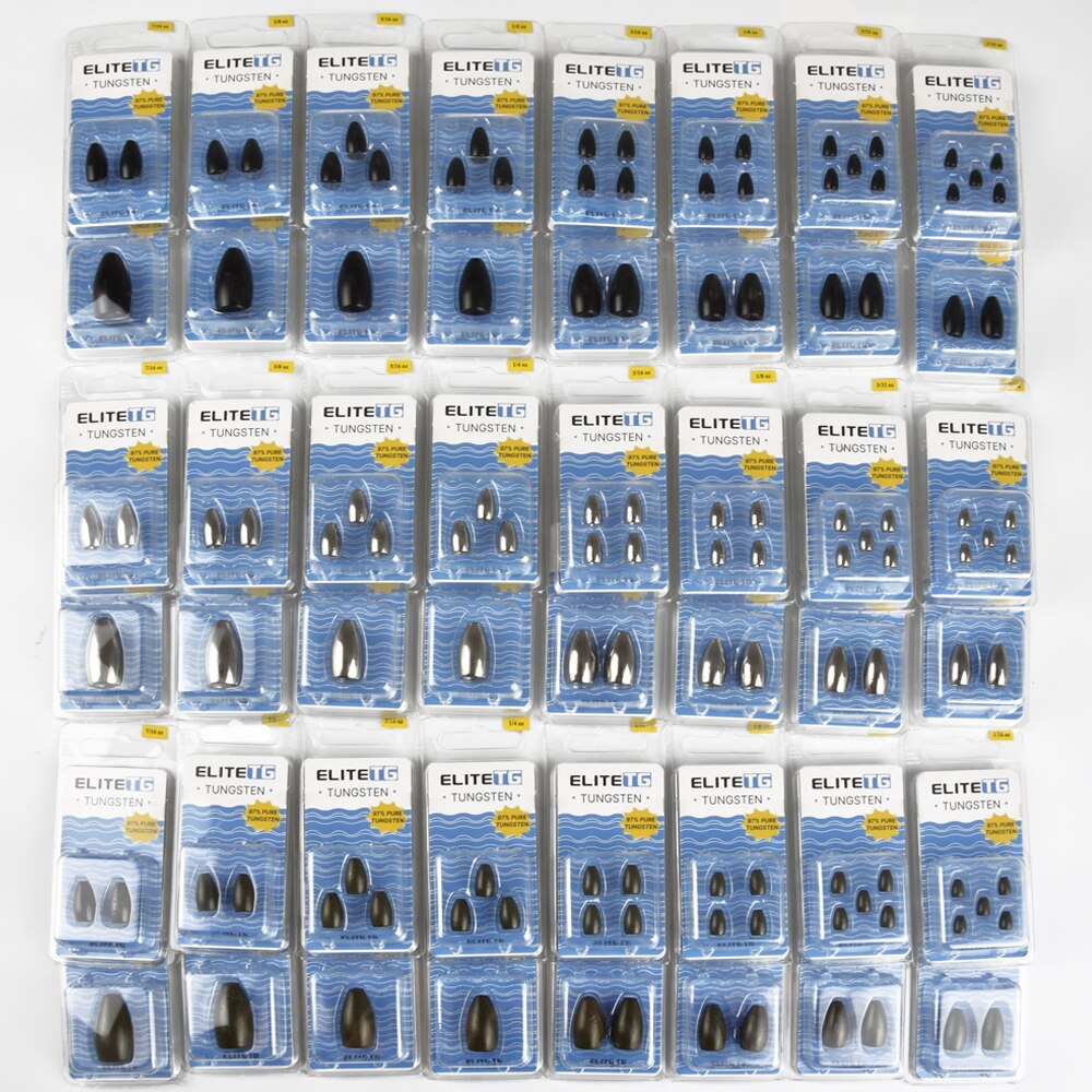 Elite TG Fishing Tungsten Sinker Drop Shot Weight Texas / Carolina Rig Bullet Bass Fishing Sinkers Lure Accessorys Bullet Weight Elite TG Fishing Tungsten Sinker Drop Shot Weight Texas / Carolina Rig Bullet Bass Fishing Sinkers Lure Accessorys Bullet Weight