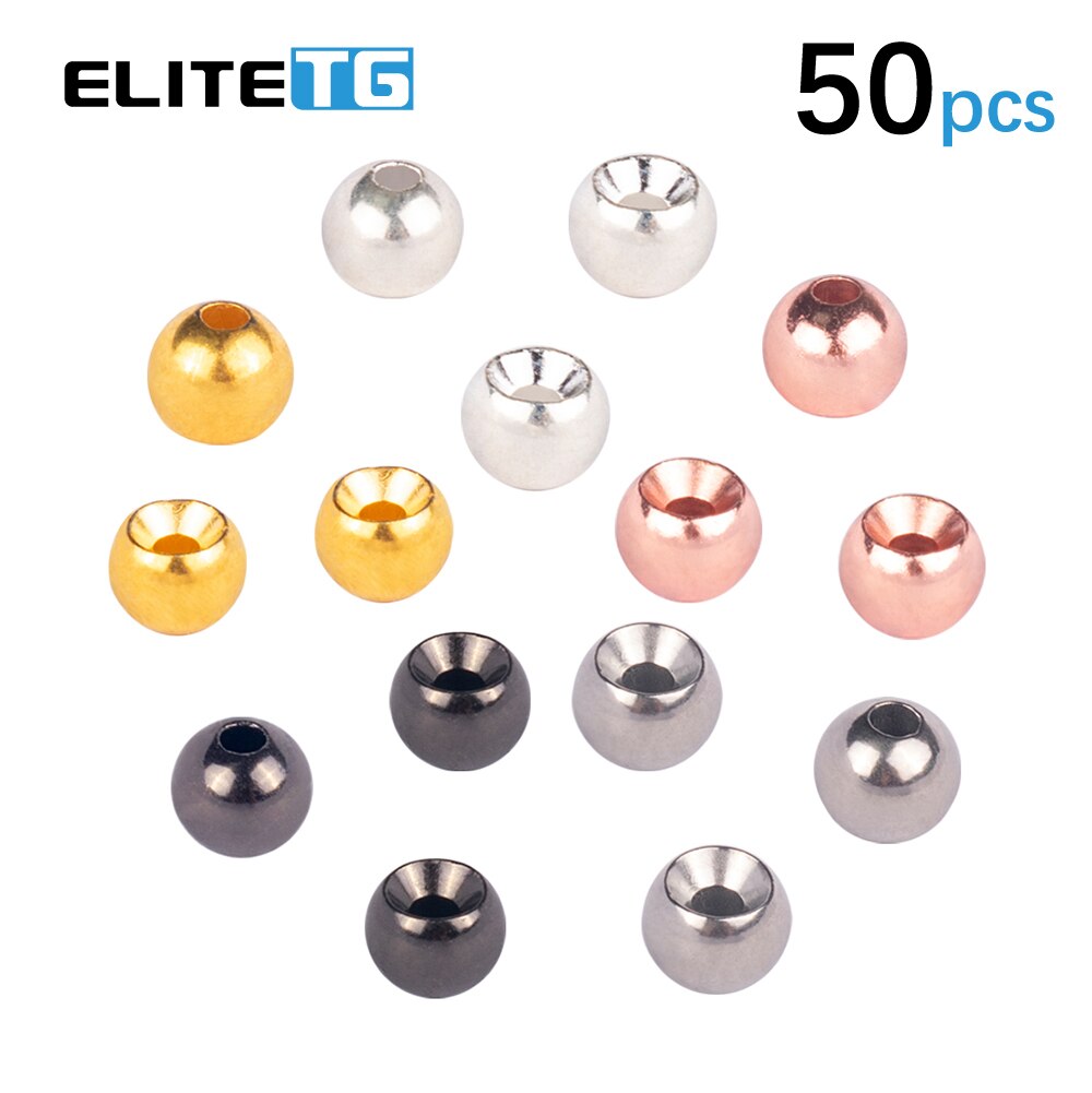 Elite TG 50pcs/4 Colors 1.5mm-3.5mm Countersunk Tungsten Beads Fly Tying Material Tungsten Alloy Bead Nice-Designed DIY Fishing Elite TG 50pcs/4 Colors 1.5mm-3.5mm Countersunk Tungsten Beads Fly Tying Material Tungsten Alloy Bead Nice-Designed DIY Fishing