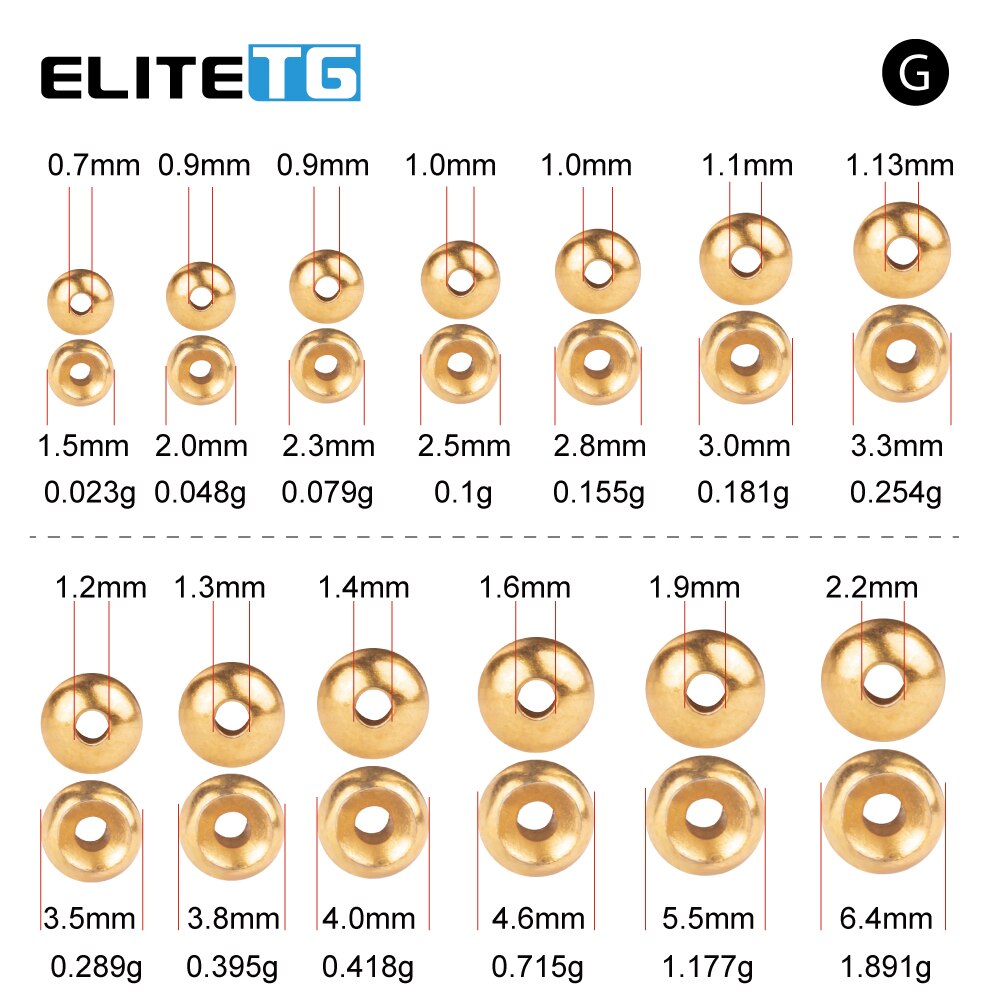 EliteTG 100pcs 1.5-3.5mm Tungsten countersunk Beads Fly Tying Material Alloy tungsten Beads Nymph Head Ball DIY Trout Flies EliteTG 100pcs 1.5-3.5mm Tungsten countersunk Beads Fly Tying Material Alloy tungsten Beads Nymph Head Ball DIY Trout Flies