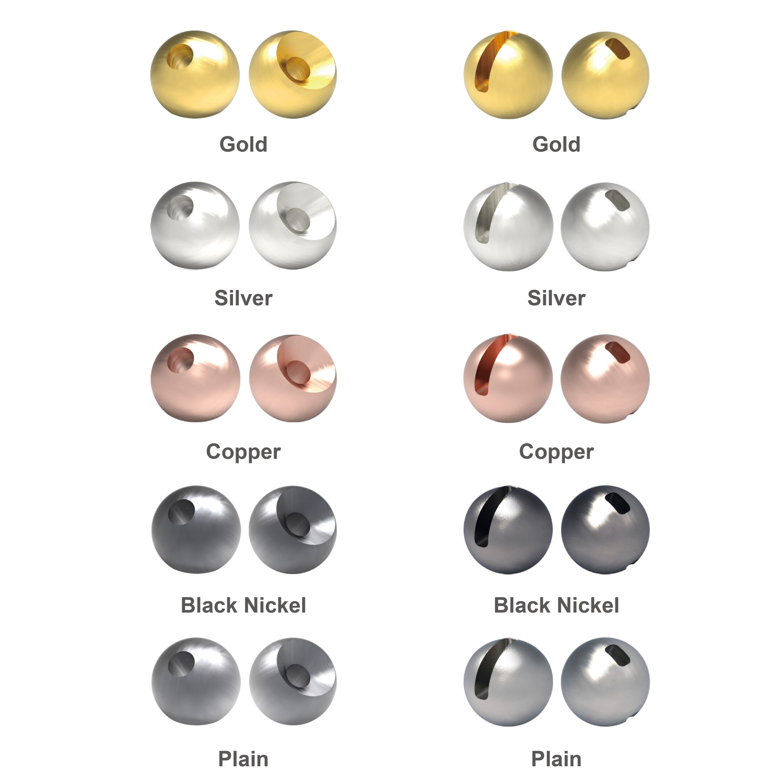 EliteTG 100pcs 1.5-3.5mm Tungsten countersunk Beads Fly Tying Material Alloy tungsten Beads Nymph Head Ball DIY Trout Flies EliteTG 100pcs 1.5-3.5mm Tungsten countersunk Beads Fly Tying Material Alloy tungsten Beads Nymph Head Ball DIY Trout Flies