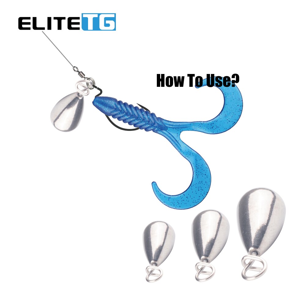 Elite TG Tungsten drop shot Weights Carolina Rig Tungsten Teardrop Drop Weights Lead free , Fishing Accessories lure
