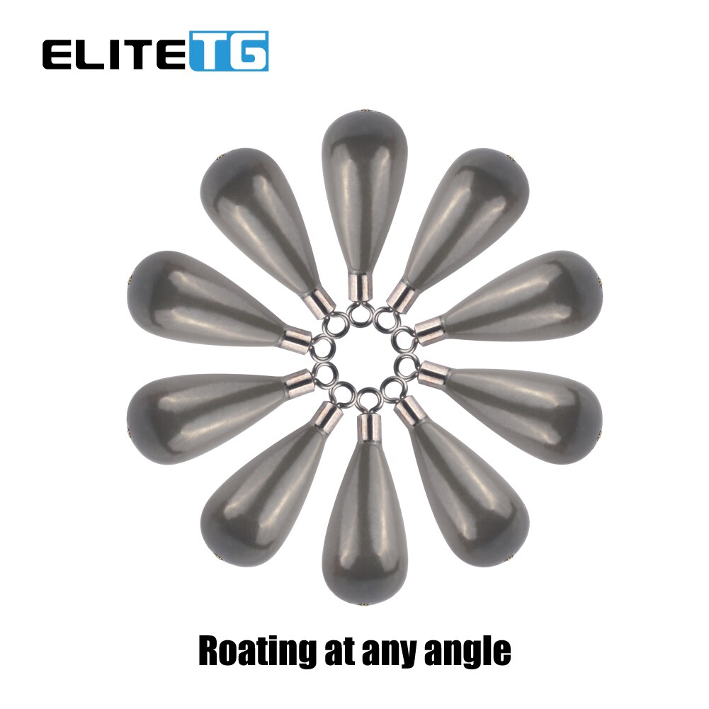 Elite TG Tungsten drop shot Weights Carolina Rig Tungsten Teardrop Drop Weights Lead free , Fishing Accessories lure