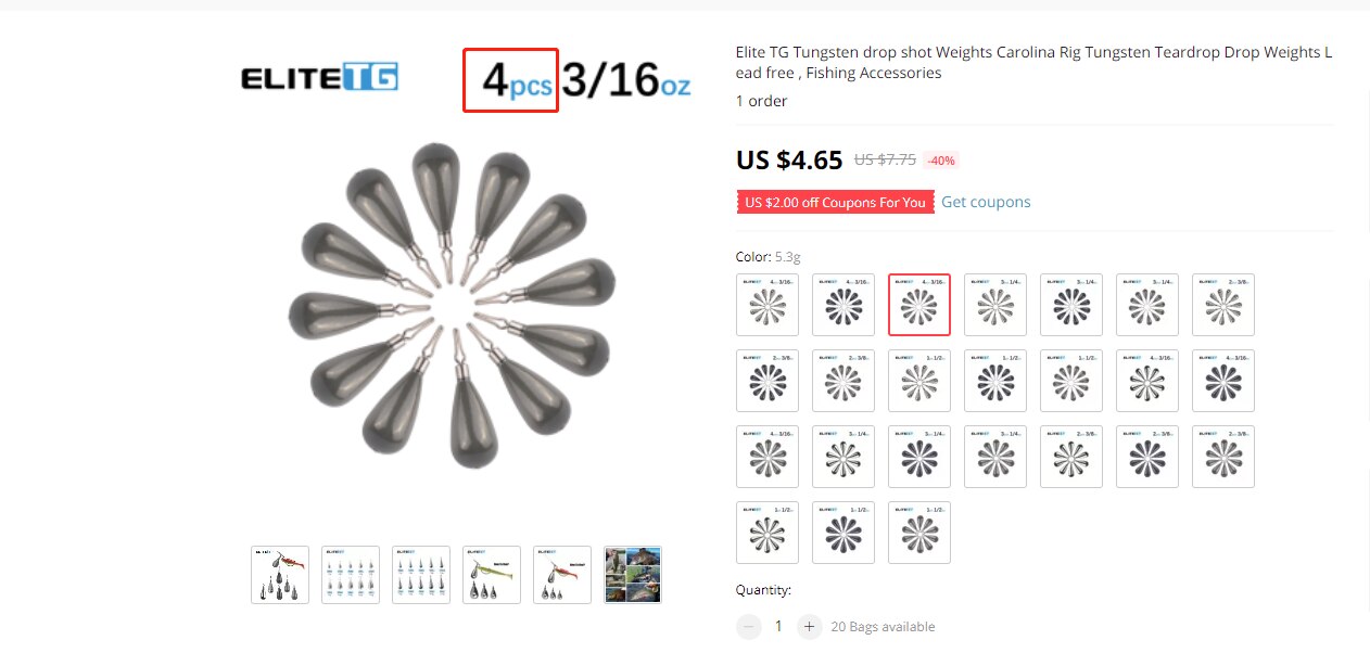 Elite TG Tungsten drop shot Weights Carolina Rig Tungsten Teardrop Drop Weights Lead free , Fishing Accessories lure