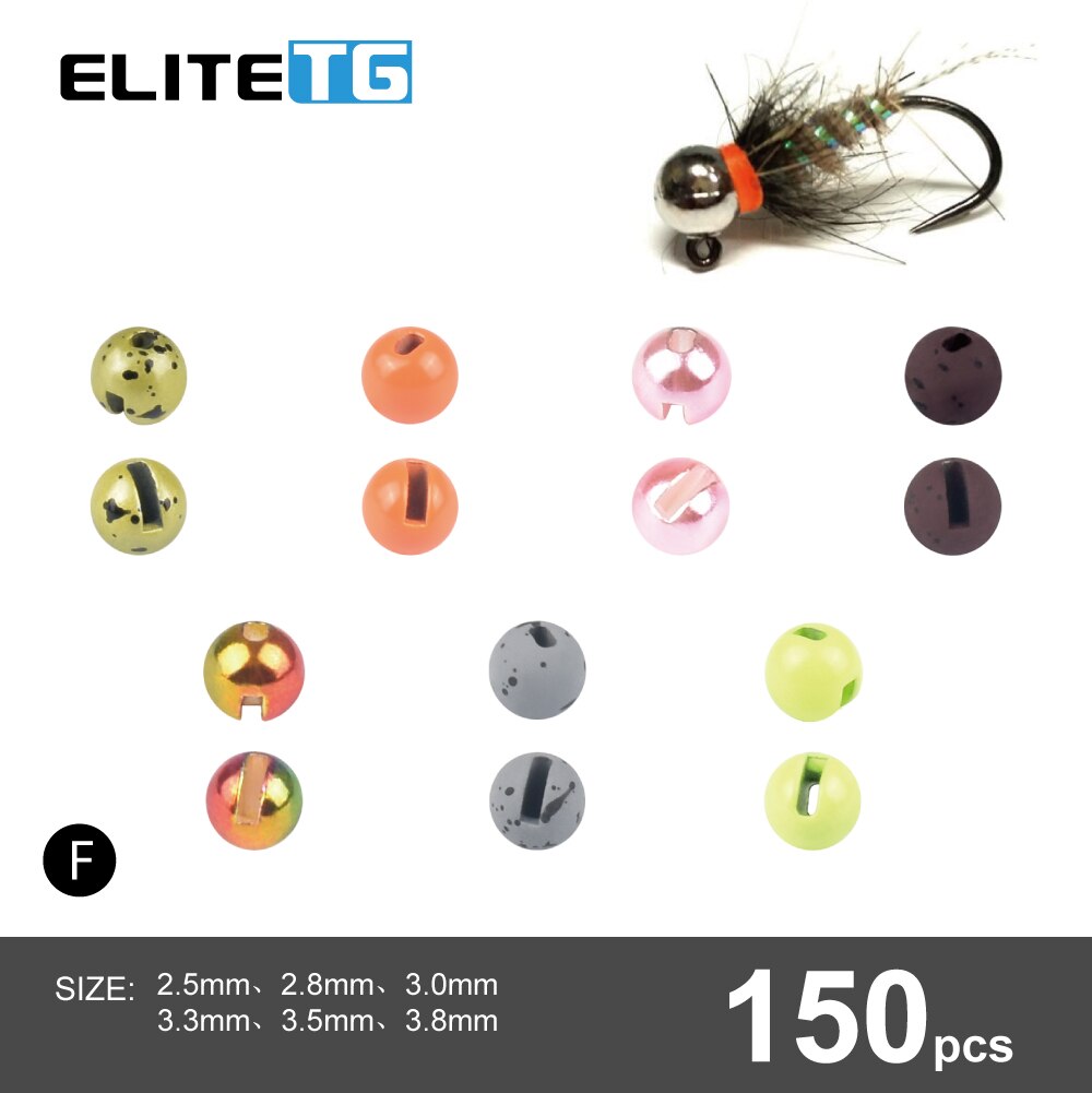 Elite TG 150pcs Tungsten Slotted Beads 2.5mm-3.8mm Fly Tying Material Multi-Color light pink salmon pink Fly Fishing Accessory Elite TG 150pcs Tungsten Slotted Beads 2.5mm-3.8mm Fly Tying Material Multi-Color light pink salmon pink Fly Fishing Accessory