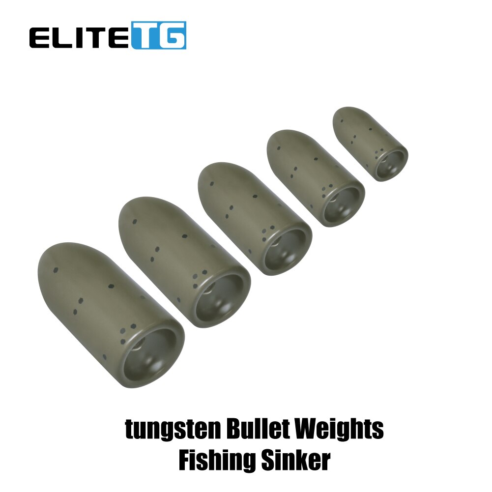 Elite TG Tungsten sinker worm weight 1/16-1oz Bullet Bass Bullet Fishing Texas Rig Fishing Lure Accessories Sinkers Accessory Elite TG Tungsten sinker worm weight 1/16-1oz Bullet Bass Bullet Fishing Texas Rig Fishing Lure Accessories Sinkers Accessory
