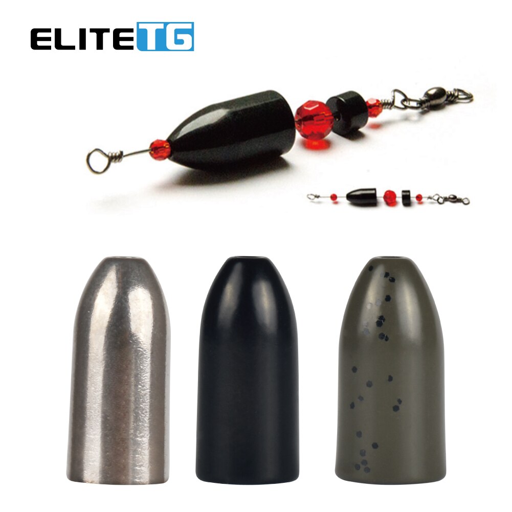 Elite TG Tungsten sinker worm weight 1/16-1oz Bullet Bass Bullet Fishing Texas Rig Fishing Lure Accessories Sinkers Accessory Elite TG Tungsten sinker worm weight 1/16-1oz Bullet Bass Bullet Fishing Texas Rig Fishing Lure Accessories Sinkers Accessory