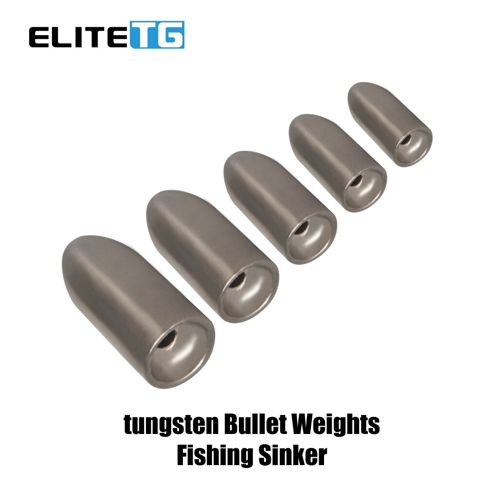 Elite TG Tungsten sinker worm weight 1/16-1oz Bullet Bass Bullet Fishing Texas Rig Fishing Lure Accessories Sinkers Accessory Elite TG Tungsten sinker worm weight 1/16-1oz Bullet Bass Bullet Fishing Texas Rig Fishing Lure Accessories Sinkers Accessory