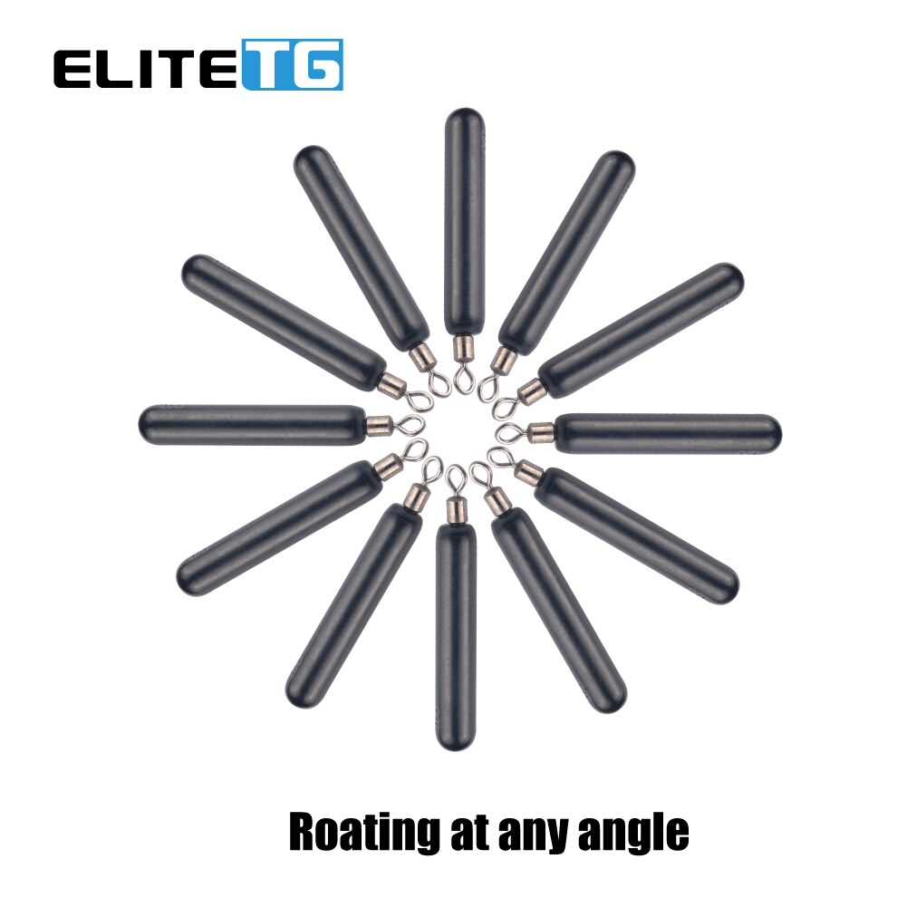 Elite TG 10Pcs Tungsten Sinker Drop Shot Rig unleaded 1/16OZ-1OZ Columnar Bass Fishing Weight shot Fishing Accessories Elite TG 10Pcs Tungsten Sinker Drop Shot Rig unleaded 1/16OZ-1OZ Columnar Bass Fishing Weight shot Fishing Accessories