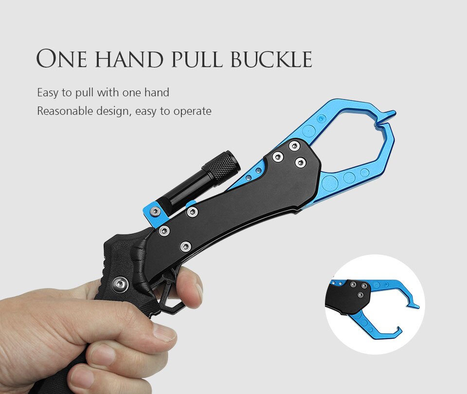 LINNHUE Aluminum Alloy Fishing Pliers Grip Set Split Ring Cutters Line Hook Recover Fishing Tackle High Quality Fishing Tool