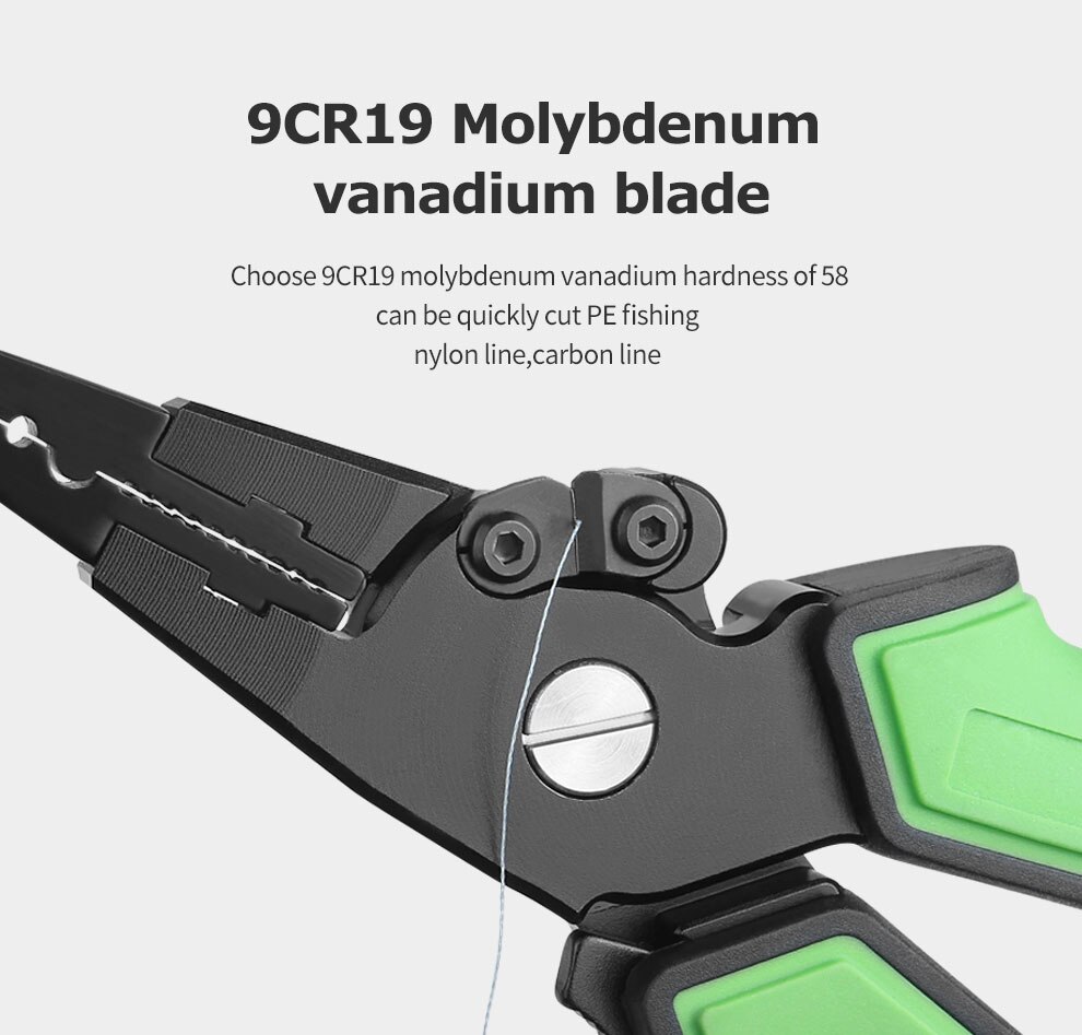 LINNHUE Aluminum Alloy Fishing Pliers Grip Set Split Ring Cutters Line Hook Recover Fishing Tackle High Quality Fishing Tool