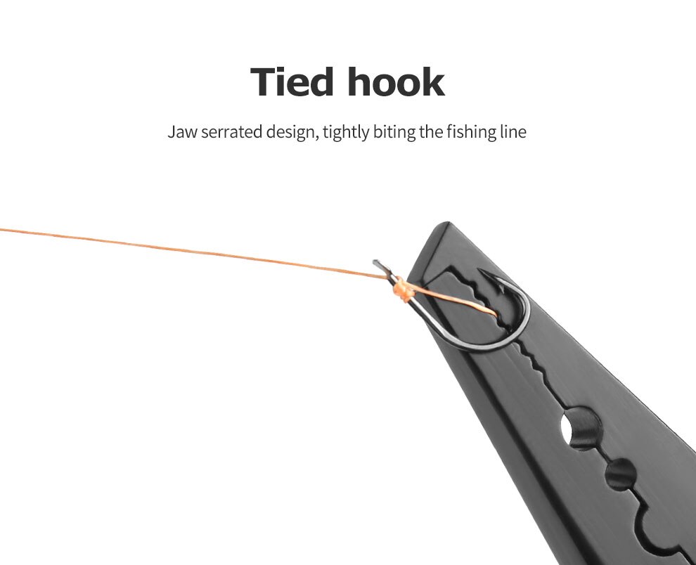 LINNHUE Aluminum Alloy Fishing Pliers Grip Set Split Ring Cutters Line Hook Recover Fishing Tackle High Quality Fishing Tool