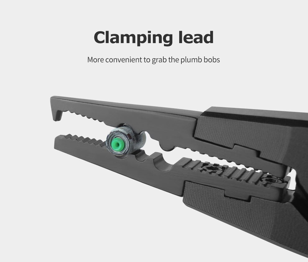 LINNHUE Aluminum Alloy Fishing Pliers Grip Set Split Ring Cutters Line Hook Recover Fishing Tackle High Quality Fishing Tool