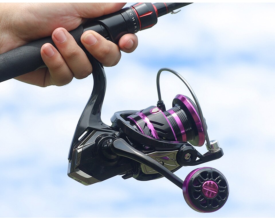 LINNHUE Spinning Reel HP500-7000 Metal EVA Grip Max Drag 10kg Reel Fishing Accessories Equipment for fishing Goods Fishing Reels LINNHUE Spinning Reel HP500-7000 Metal EVA Grip Max Drag 10kg Reel Fishing Accessories Equipment for fishing Goods Fishing Reels