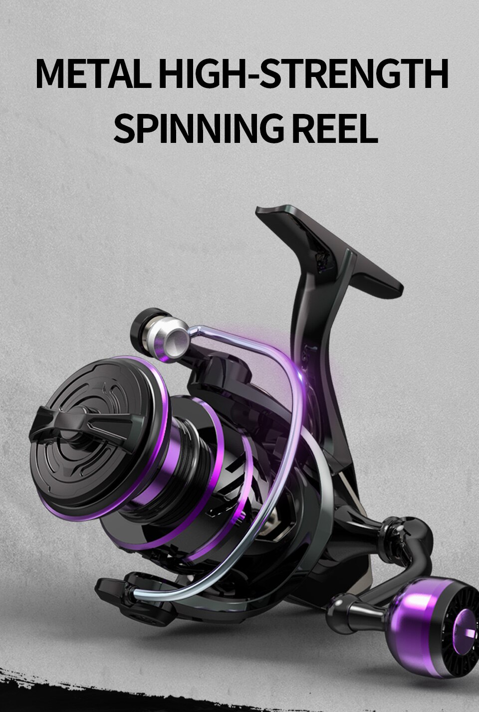 LINNHUE Spinning Reel HP500-7000 Metal EVA Grip Max Drag 10kg Reel Fishing Accessories Equipment for fishing Goods Fishing Reels LINNHUE Spinning Reel HP500-7000 Metal EVA Grip Max Drag 10kg Reel Fishing Accessories Equipment for fishing Goods Fishing Reels