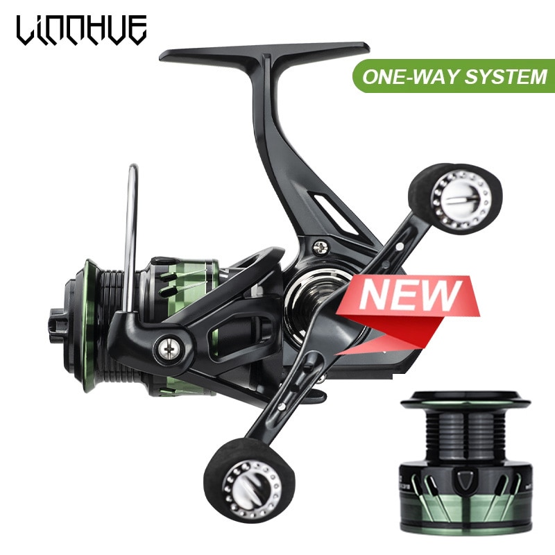 LINNHUE Fishing Reel 1000-7000 Spinning Reel Double Handle Grip Sapre Deep Shallow Spool Max Drag 8KG Reel Fishing Accessories LINNHUE Fishing Reel 1000-7000 Spinning Reel Double Handle Grip Sapre Deep Shallow Spool Max Drag 8KG Reel Fishing Accessories