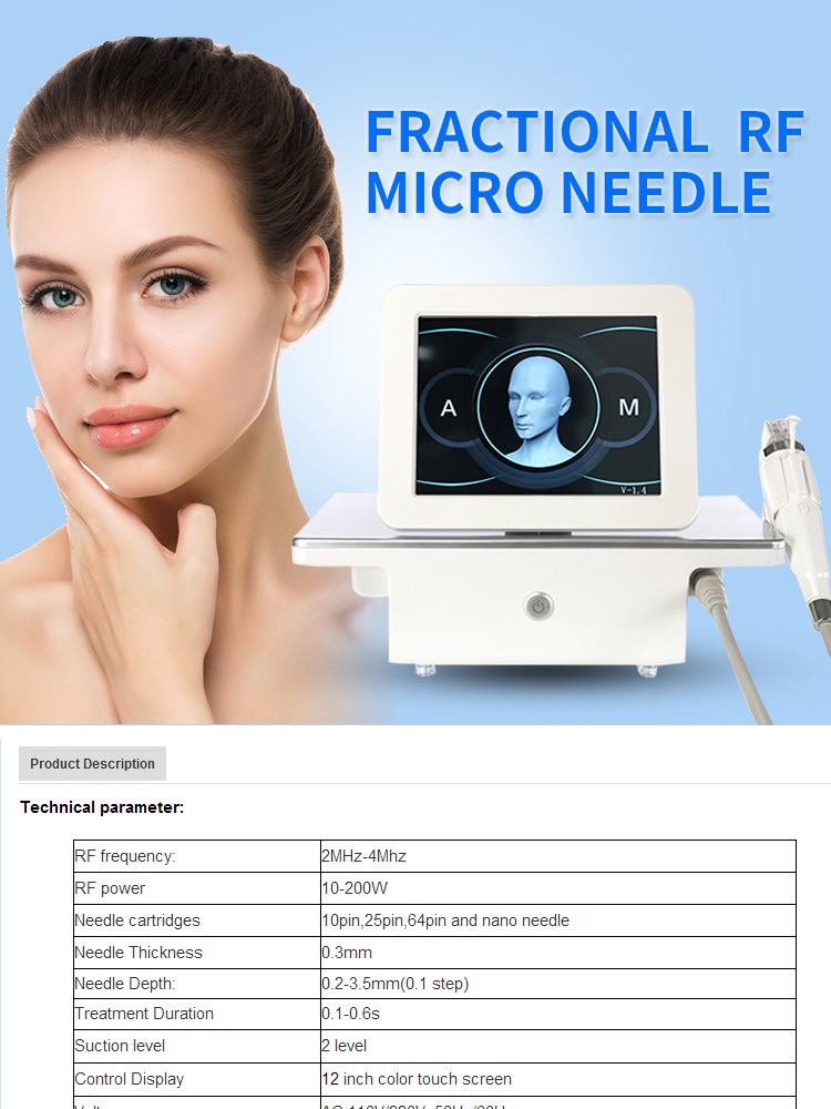 Fractional Rf Microneedle Radio Frequency Microneedling Machine Facial Thermage Skin Tightening Lifting Care Device For Face