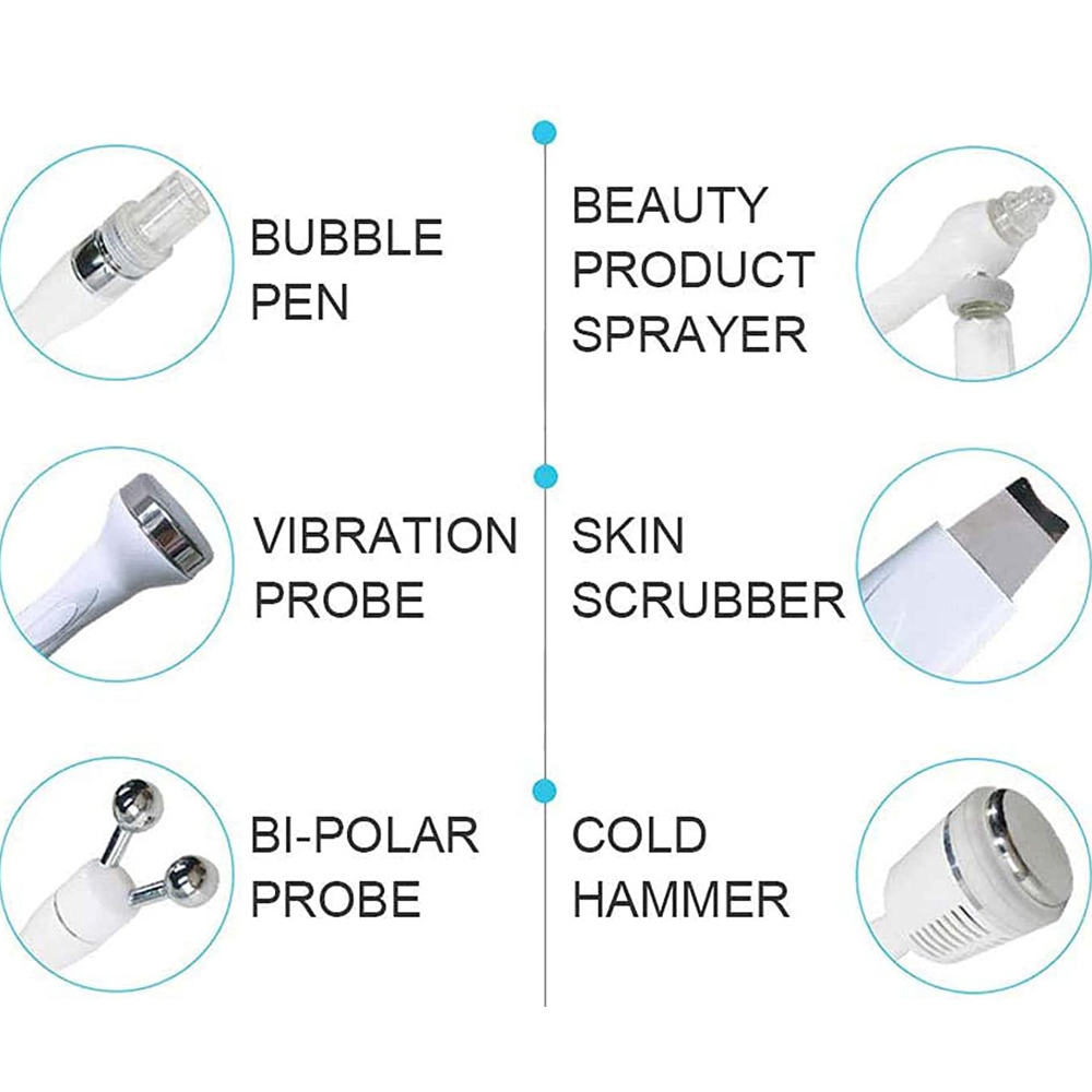 Water Dermabrasion Machine Hydrogen Oxygen Facial Bubble Machine with Hydra Facial Skin Care Serum Facial Aqua Peel Solution