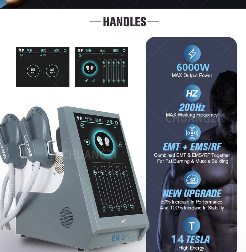 2023 popular EMSzero Neo 14Tesla 6000W Nova EMS HI-EMT Body Sculpt Muscle Machine Weight Electromagnetic slimming Dls-Emslim