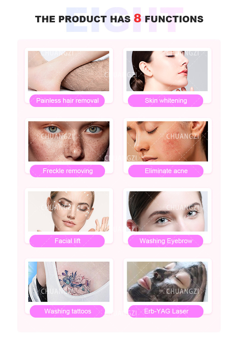 Hot Sell Multifunction 3 in 1 Tattoo Removal Machine Permanent IPL RF Nd Yag Laser Hair Removal Beauty Equipment Hot Sell Multifunction 3 in 1 Tattoo Removal Machine Permanent IPL RF Nd Yag Laser Hair Removal Beauty Equipment