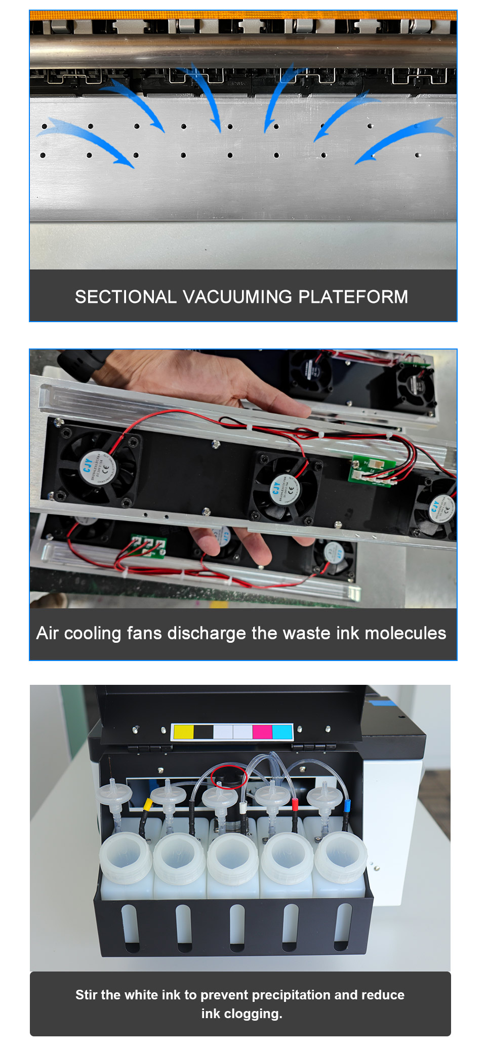 DTF Printer A3 DTF Transfer Film Printer R1390 DTF Printer For t shirt PET Film Print DTF Ink Powder A3T shirt Printing Machine