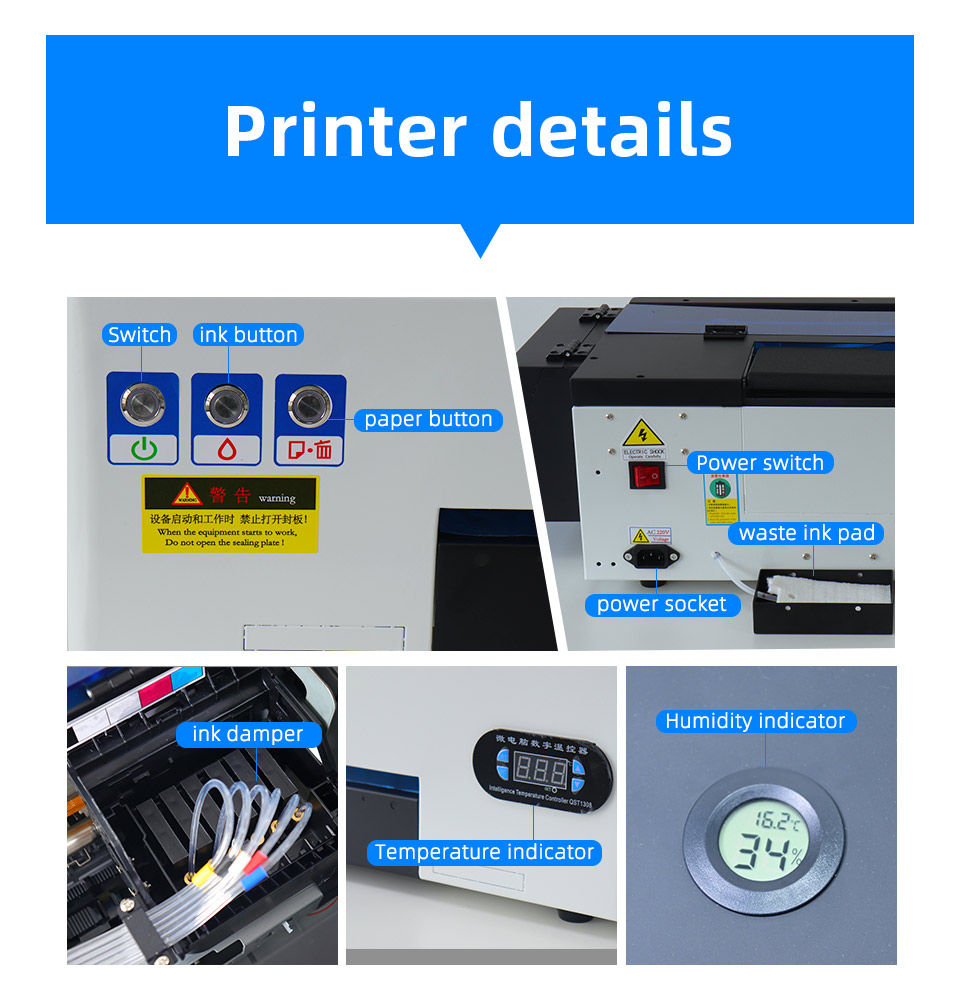 DTF Printer A3 DTF Transfer Film Printer R1390 DTF Printer For t shirt PET Film Print DTF Ink Powder A3T shirt Printing Machine DTF Printer A3 DTF Transfer Film Printer R1390 DTF Printer For t shirt PET Film Print DTF Ink Powder A3T shirt Printing Machine