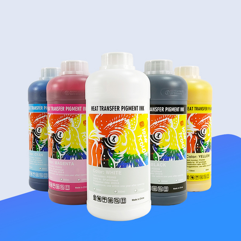 1000ML White DTF INK For A3 A4 Direct transfer film heat transfer for Epson I3200 L1800 L800 L805 transfer film for PET film