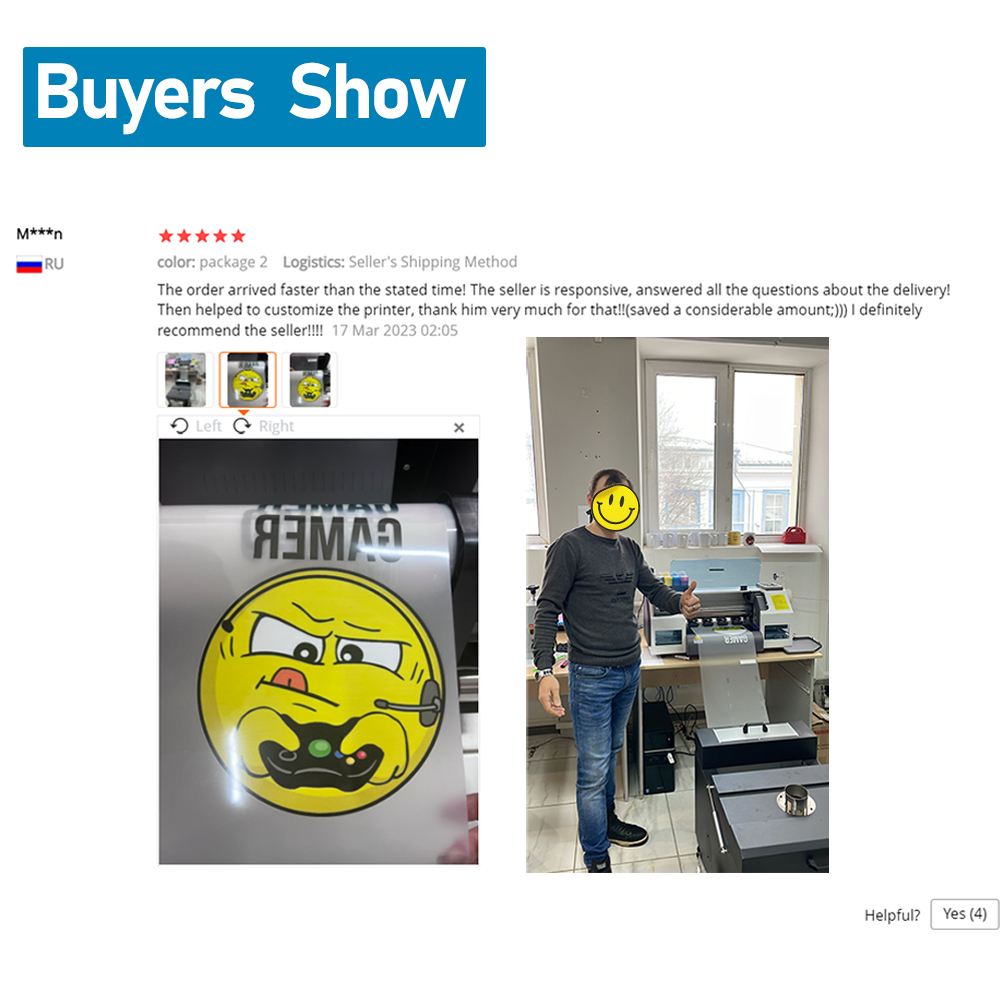 A3 DTF Printer Dual XP600 Print Heads Dtf Transfer Film Printing Clothes Machine With Powder Shaker T shirt Printing Machine