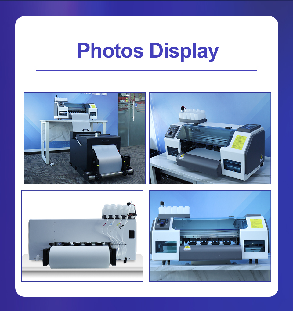 A3 DTF Printer Dual XP600 Print Heads Dtf Transfer Film Printing Clothes Machine With Powder Shaker T shirt Printing Machine