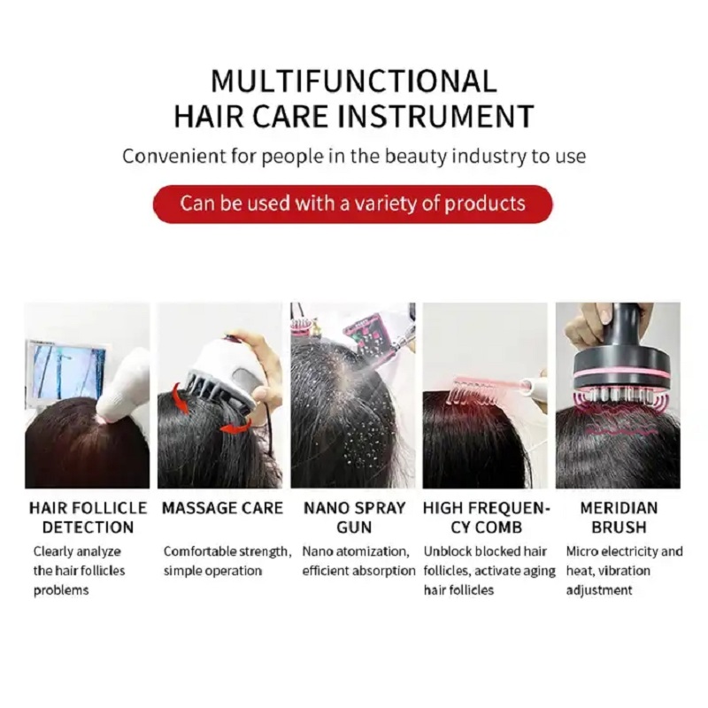 Multifunctional Scalp Care Instrument Nanometer Spray Hair Therapy Machines Head Skin Care Device Nano Sprayer for Hair Salon Multifunctional Scalp Care Instrument Nanometer Spray Hair Therapy Machines Head Skin Care Device Nano Sprayer for Hair Salon