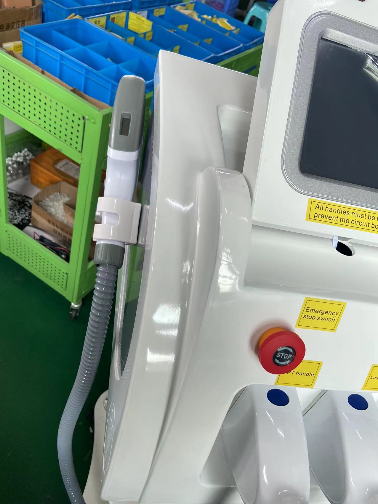 2023 Latest 2 In1Personal Care Appliances E-light+IPL OPT ND YAG Laser Multifunction Beauty Tattoo Hair Removal Machine