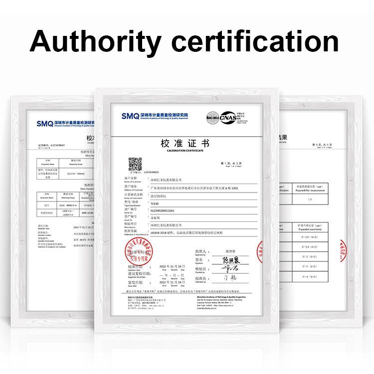 R&D TC100 Coating Thickness Gauge 0.1micron/0-1300 Car Paint Film Thickness Tester Measuring FE/NFE Russian Manual Paint Tool