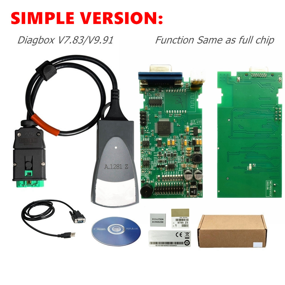 Professional Diagnostic Tool Full Chips Lexia3 PP2000 OBD2 Diagbox V9.91 Firmware 9218165C For Citroen&Peugeot Lexia 3 V48/V25