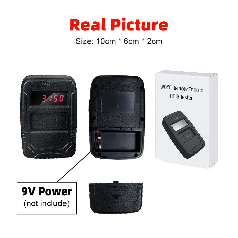 WOYO 10-1000MHZ Remote Control Tester Car Key Diagnostic tools IR FR Frequence Tester Car Key Truck Door Remote, 315 434 868 902 WOYO 10-1000MHZ Remote Control Tester Car Key Diagnostic tools IR FR Frequence Tester Car Key Truck Door Remote, 315 434 868 902