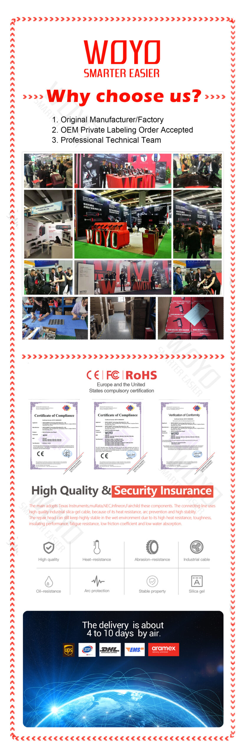 WOYO 10-1000MHZ Remote Control Tester Car Key Diagnostic tools IR FR Frequence Tester Car Key Truck Door Remote, 315 434 868 902