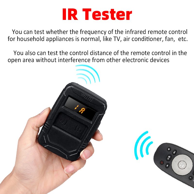 WOYO 10-1000MHZ Remote Control Tester Car Key Diagnostic tools IR FR Frequence Tester Car Key Truck Door Remote, 315 434 868 902 WOYO 10-1000MHZ Remote Control Tester Car Key Diagnostic tools IR FR Frequence Tester Car Key Truck Door Remote, 315 434 868 902
