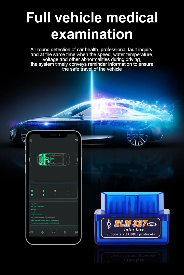 Automotive Fault Detector Universal Vehicle Fuel Consumption Diagnosis And Detection Driving Decoder Obd On Board Box