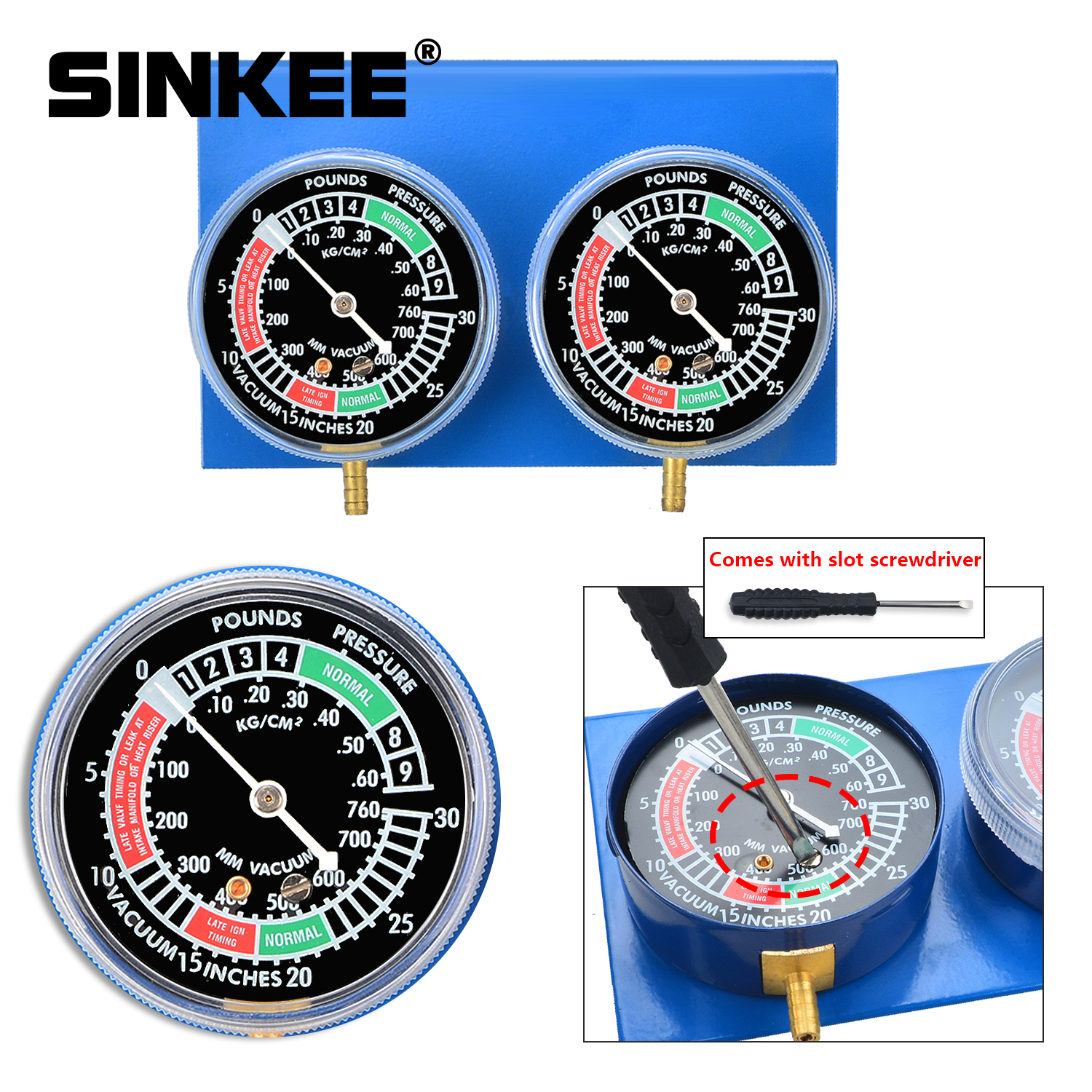 2 Cylinder Motorcycle Carburetor Carb Vacuum Gauge Synchronizer Synch Guage Set Synchronisation Balancing