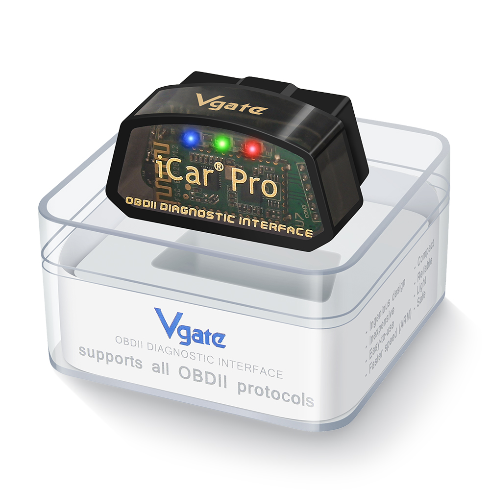 Vgate iCar Pro elm327 V2.3 OBD 2 OBD2 Car Auto diagnostic Scanner WIFI Bluetooth 4.0 for IOS Scan Tool ODB2 PK ELM 327 V1 5