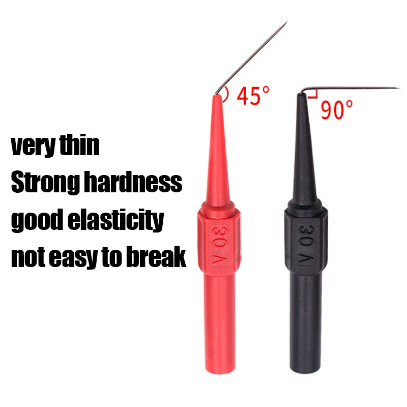 30V Car Tip Probes Diagnostic Tools Auto Multimeter Test Leads Extention Back Piercing Needle Tip Probes Mechanical Tools 30V Car Tip Probes Diagnostic Tools Auto Multimeter Test Leads Extention Back Piercing Needle Tip Probes Mechanical Tools