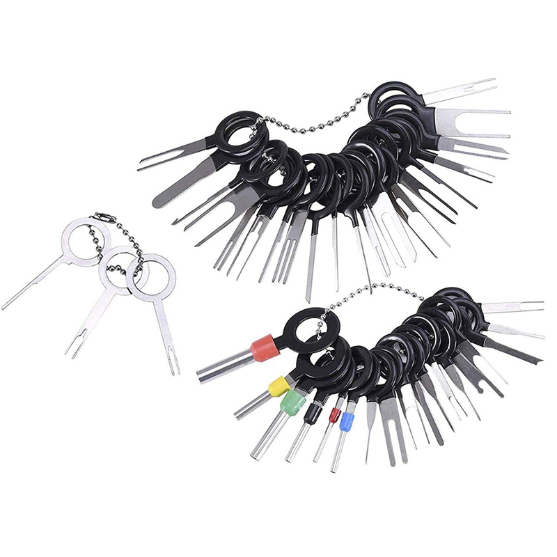 76/100/121/146pcs Auto Repair Key Set Terminal Removal Tool Car Electrical Wire Crimp Connector Pin Needle Extractor Kit Plug 76/100/121/146pcs Auto Repair Key Set Terminal Removal Tool Car Electrical Wire Crimp Connector Pin Needle Extractor Kit Plug