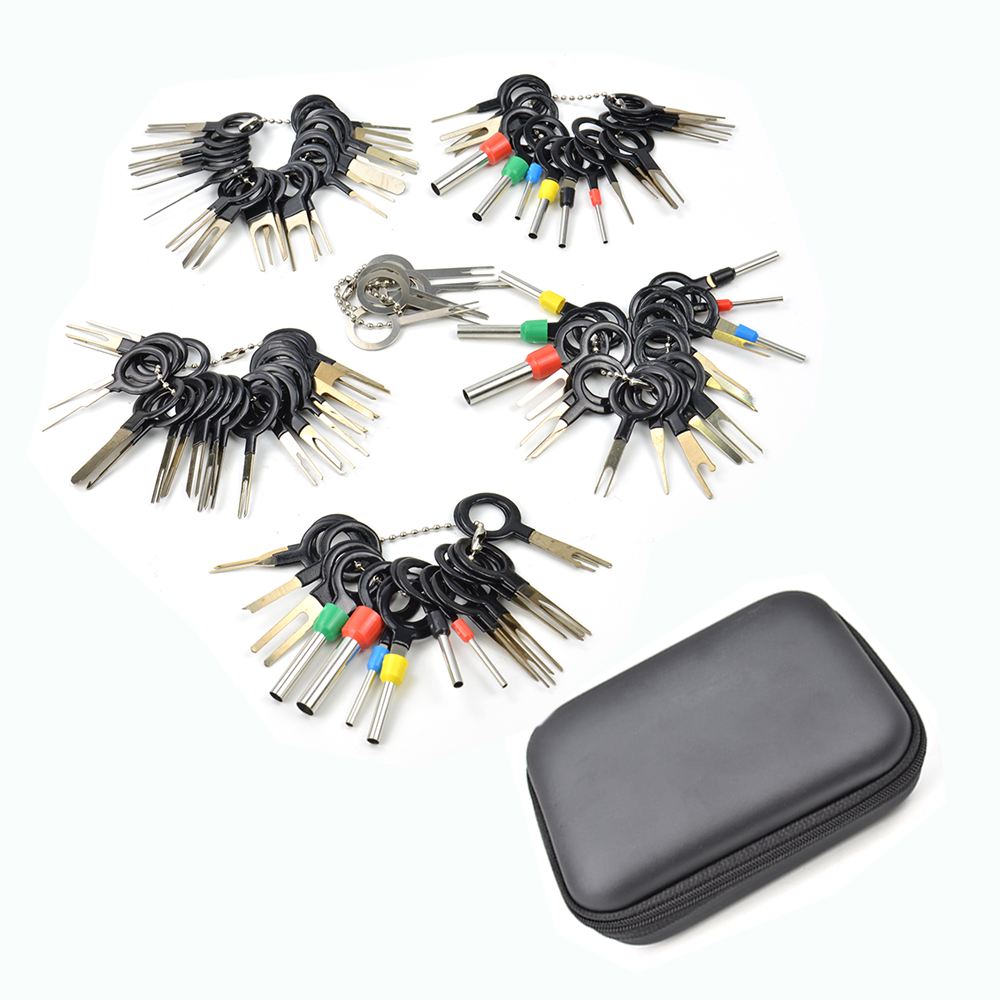 76/100/121/146pcs Auto Repair Key Set Terminal Removal Tool Car Electrical Wire Crimp Connector Pin Needle Extractor Kit Plug 76/100/121/146pcs Auto Repair Key Set Terminal Removal Tool Car Electrical Wire Crimp Connector Pin Needle Extractor Kit Plug