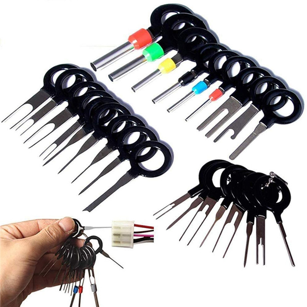 76/100/121/146pcs Auto Repair Key Set Terminal Removal Tool Car Electrical Wire Crimp Connector Pin Needle Extractor Kit Plug