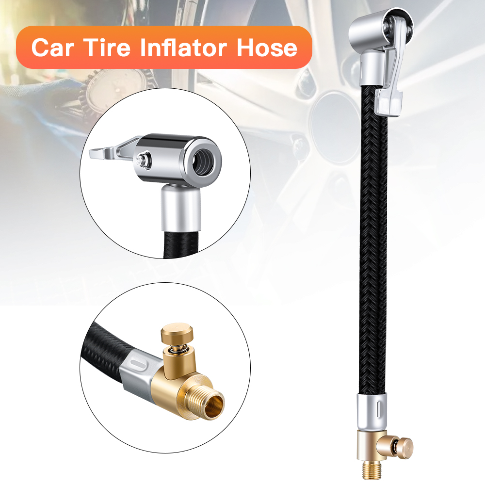 Car Tyre Inflator Hose Air Chuck Deflated Tyre Hand Air Pump Extension Tube Hose Tube Air Pump Adapter Tire Repair Tools Car Tyre Inflator Hose Air Chuck Deflated Tyre Hand Air Pump Extension Tube Hose Tube Air Pump Adapter Tire Repair Tools