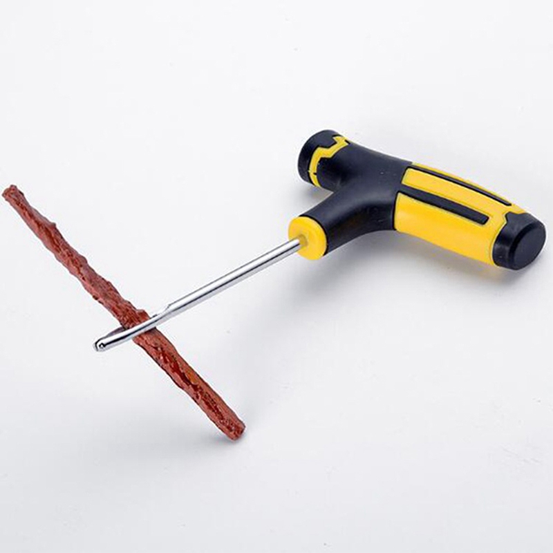 1 Set Tubeless Tire Repair Tools Kit with Rubber Strips File Tool Inserting Needle Drill for Car Truck Bike Motorcycle Emergency 1 Set Tubeless Tire Repair Tools Kit with Rubber Strips File Tool Inserting Needle Drill for Car Truck Bike Motorcycle Emergency