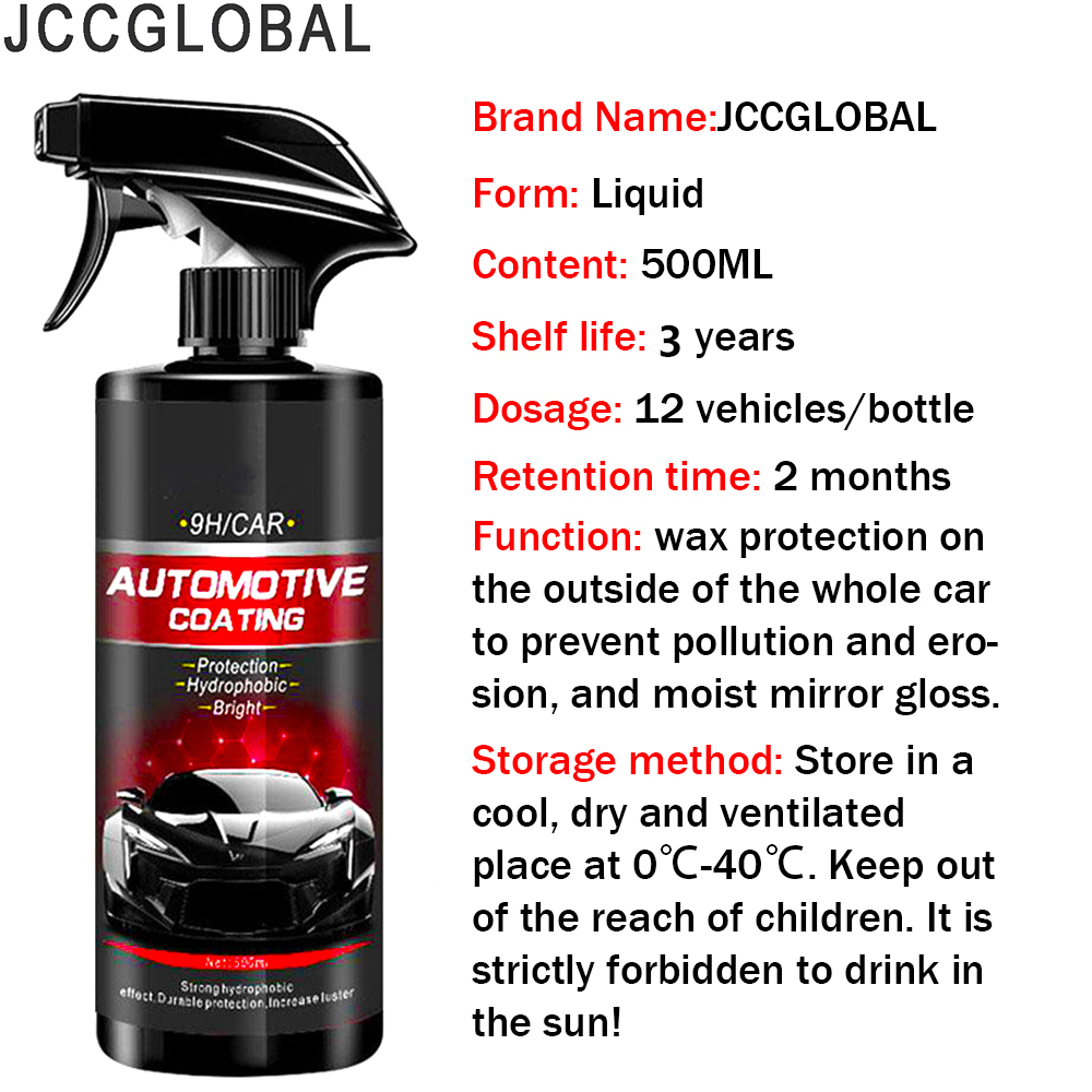 Automotive Ceramic Nano Coating Liquid Coatin Nano Hydrophobic Layer Polishing Paint Coating Agent Car polish Nano Coating