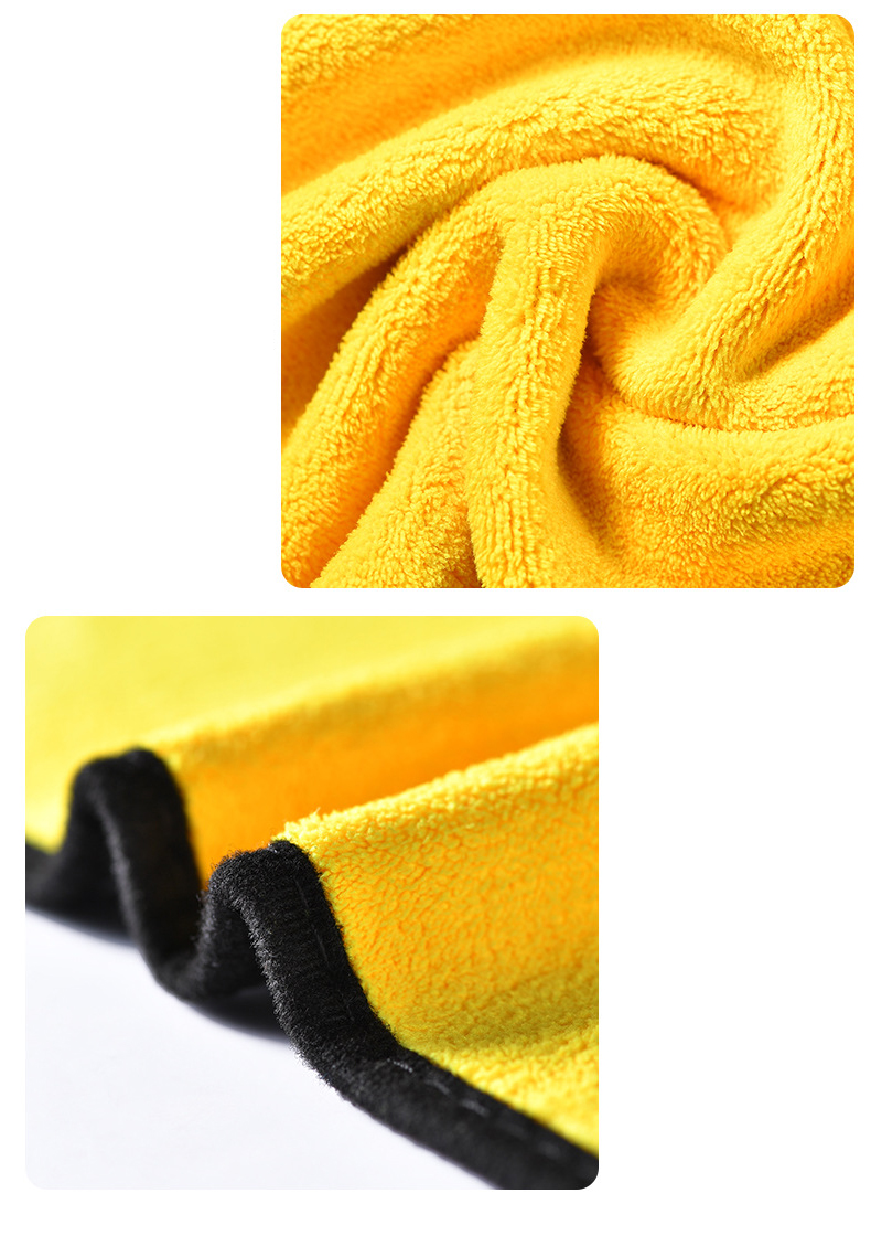 Microfiber Towel Car Interior Dry Cleaning Rag for Car Washing Tools Auto Detailing Kitchen Towels Home Appliance Wash Supplies