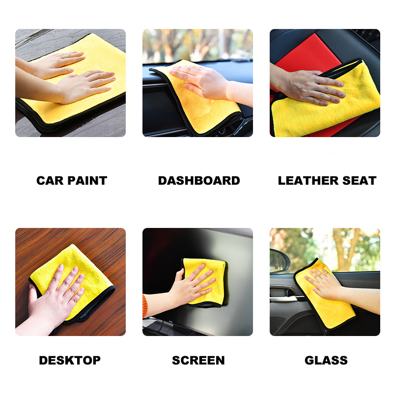 Microfiber Towel Car Interior Dry Cleaning Rag for Car Washing Tools Auto Detailing Kitchen Towels Home Appliance Wash Supplies Microfiber Towel Car Interior Dry Cleaning Rag for Car Washing Tools Auto Detailing Kitchen Towels Home Appliance Wash Supplies